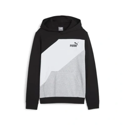 Imagen de Puma Power Colourblock Jersey con capucha para niños, Talla: 9 10a, Black
