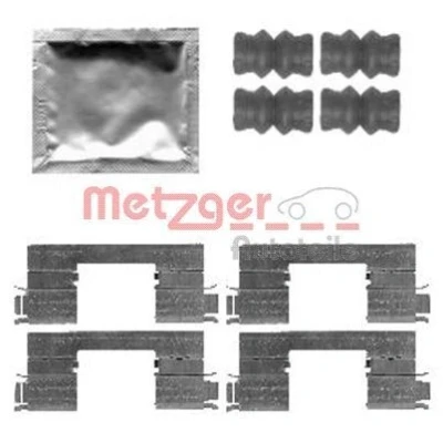 Imagen de METZGER 109 1798 Kit de accesorios, pastillas frenos RENAULT: Kangoo II Express, Be Bop
