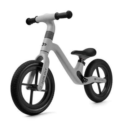 Imagen de Kinderkraft XPLOIT Bicicleta sin Pedales, Niño 2 años, de 80 cm, Ruedas, Equilibrio, Sillín Ajustable, Ruedas Grandes PU, 35 kg, Gris