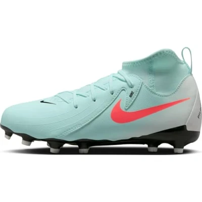 Imagen de Nike Performance JR Phantom LUNA II ACAD FG/MG Unisex Botas de fútbol con tacos para niños, Talla: 32, Mint/atomic red/off noir Zapatos