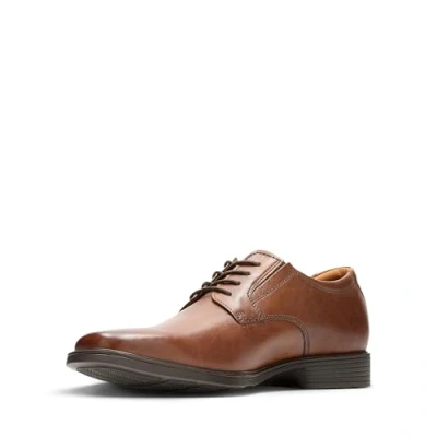 Imagen de Clarks Tilden Plain Zapatos con cordones, Hombre, Talla: 44.5, Dark tan