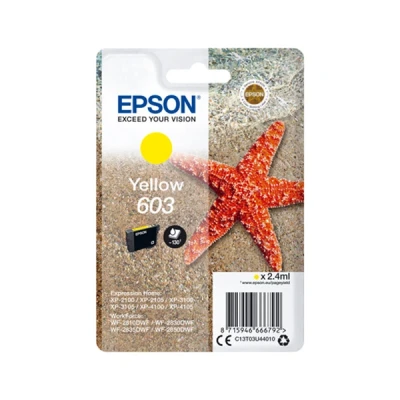 Imagen de Cartucho de tinta Epson 603 Amarillo, 2.4 ml