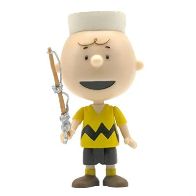 Imagen de Super7 Figura Peanuts Reaction, Charlie Brown Campamento