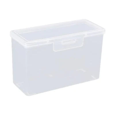 Imagen de Caja de almacenamiento para tarjetas crédito,Caja transparente visita,Caja rectangular visita escritorio Organizador