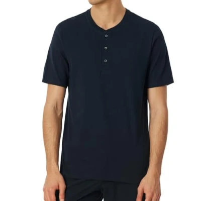 Imagen de Schiesser MIX Camiseta de pijama, Hombre, Talla: 48, Nachtblau