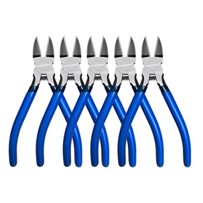 Imagen de KAIHAOWIN 5 pcs Alicates de Corte Diagonal, 160 mm Precisión Alicate Cortador, Electricista, Cortador Alambre para artesanía, electrónica, joyería, modelo