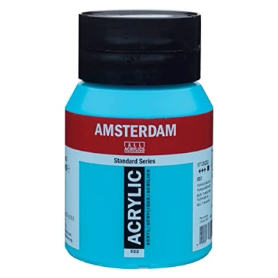 Imagen de Amsterdam Royal Talens Standard Series Pintura acrílica (500 ml), color azul turquesa (17725222)