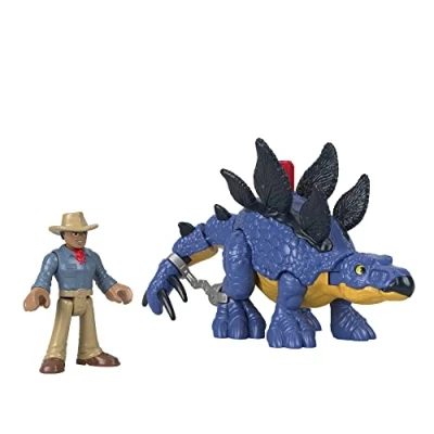 Imagen de Imaginext Jurassic World Stegosaurus, Dinosaurio de Juguete, Regalo para niños +4 años (Mattel GVV64)