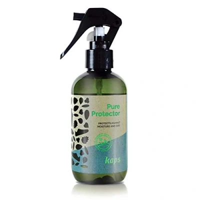 Imagen de Kaps Repelente de Agua Pure Protector Spray Calzado Ecológico Sin Disolventes para Todo Tipo y Tela en Práctico Bote 200 ml Hecho Europa