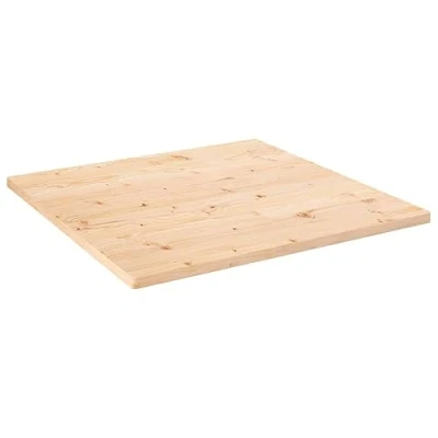 Imagen de vidaXL Tablero de Mesa Cuadrado Madera Maciza Pino 80x80x2,5 cm