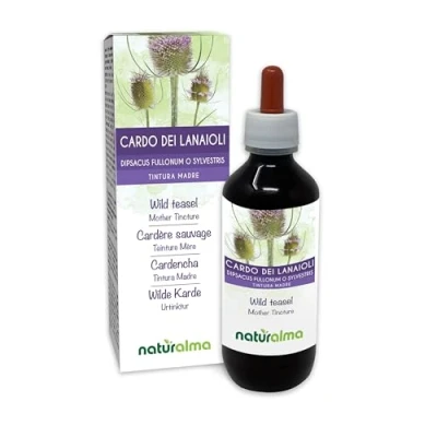 Imagen de Cardencha o Cardo de cardadores (Dipsacus fullonum Dipsacus sylvestris) raíces Tintura Madre sin alcohol Naturalma Extracto líquido gotas 200 ml Complemento alimenticio Vegano