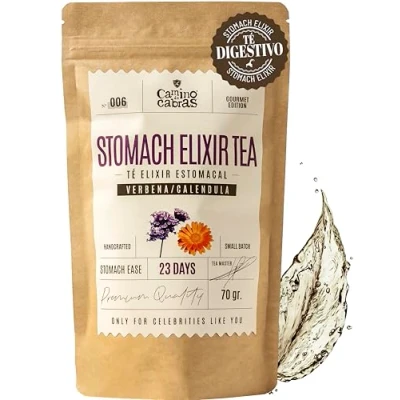 Imagen de Infusión Digestiva de hierbas Gourmet con Manzanilla, Regaliz, Menta, Calendula, Anis, Hinojo, Melisa, Alcaravea Vientre Plano Detox 70 g