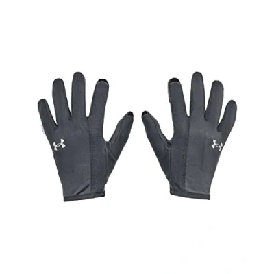 Imagen de Under Armour Guantes para Hombre UA Storm Run Liner Dedos completos, Pitch Gray, Medium