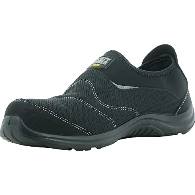 Imagen de SAFETY JOGGER Zapatos de Trabajo Ligeros Kassie Seguridad Antideslizantes para Hombre y Mujer, Ideales enfermería, Hospital, restauración o Limpieza, Color Negro, Talla 43 EU