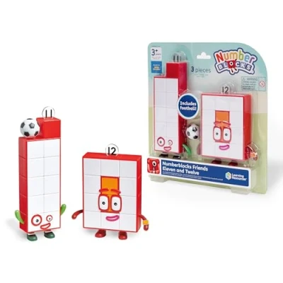 Imagen de Learning Resources Numberblocks Once y Doce, Figura Juguete Educativo para Aprender los Números Contar, Personajes de Netflix, Juego Imaginativo, Regalo Niños Niñas 3, 4, 5+ Años