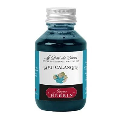 Imagen de Jacques Herbin 17014T Tintero 100ml Plumas estilográficas, rollerball Bleu Calanque