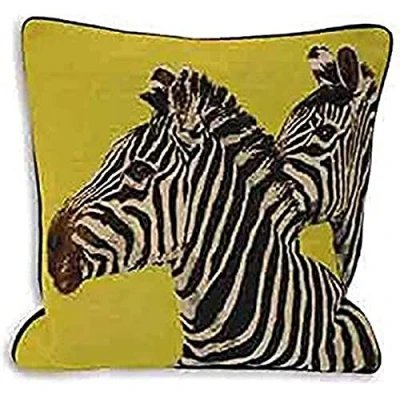 Imagen de Paoletti Doble Zebra Velvet Hilo Cubierta del Amortiguador, Cal, 45 X Cm