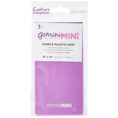 Imagen de Gemini GEMMINI ACC PLASPUR Mini Accesorios de la Máquina Calza Plástica Púrpura Purple, 6&quot; x 3&quot;