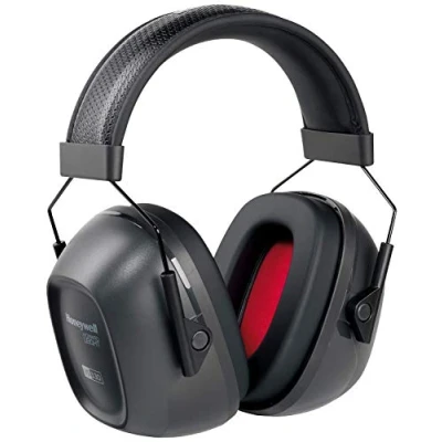 Imagen de Howard Leight Honeywell VS130 VeriShield 1035109 VS Orejera pasiva sobre la cabeza, ligera, apertura de copa ancha, almohadillas espuma viscoelástica, SNR 35 dB (1 pieza)