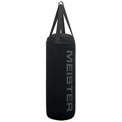 Imagen de Meister Typhoon Bolsa Pesada rellena de Agua con núcleo Aire y Funda Neopreno para Boxeo Artes Marciales Mixtas, 44 Pulgadas, 100 140 Libras, Color Negro
