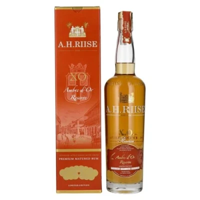 Imagen de A.H. Riise X.O. Reserve Ambre d&#039;Or 42% Vol. 0,7l in Giftbox
