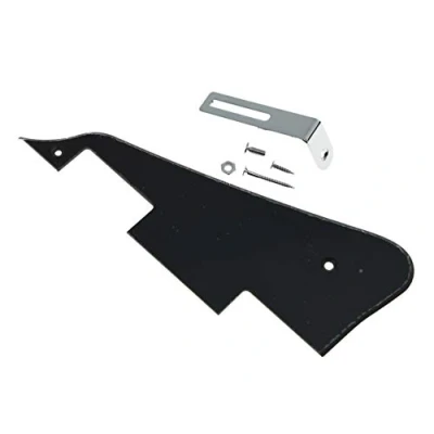 Imagen de KAISH Golpeador de guitarra LP 1 capa negro con soporte cromado para Epiphone Les Paul