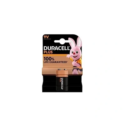 Imagen de 1 x Duracell 9V Plus (1 blíster de batería) Pila (6LR61/MN1604)