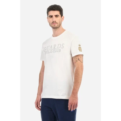 Imagen de La Martina marg Bekleidung Camiseta estampada, Hombre, Talla: Small, Optic white js