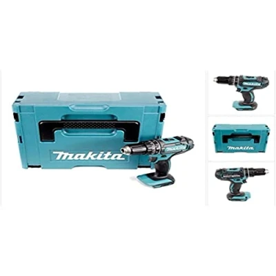 Imagen de Makita DHP 482 ZJ DHP482ZJ Taladro atornillador de impacto (18 V, 62 Nm, sin batería/cargador)