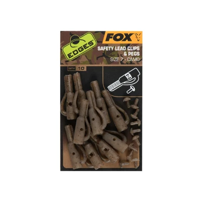 Imagen de Safety Lead Clip con tope Fox Camo 7