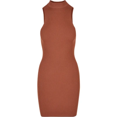 Imagen de Urban Classics CUT OUT Sleevless Vestido de tubo, Mujer, Talla: 3XL, Terracotta