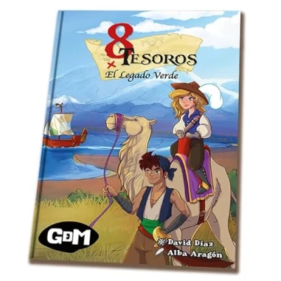 Imagen de GDM GAMES 8 Tesoros, el Legado Verde Expansión (Requiere Libro básico) Juego de rol Familiar Light Game 2 A 5 Jugadores Partir 6 años. 40 min.
