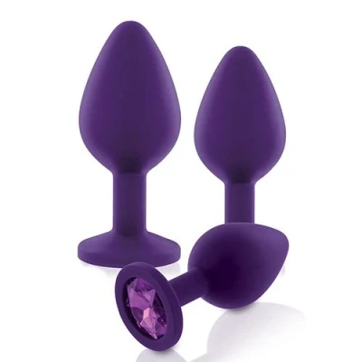 Imagen de Vibrador Booty plug color negro y de silicona