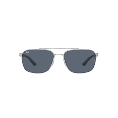 Imagen de Ray Ban Hombre RB3701 924387 Gafas de sol Acero Plata Gris Cuadrada Normal