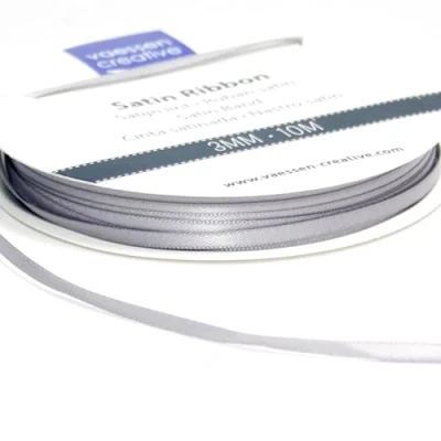 Imagen de Vaessen Creative Cinta Satinada, 3mm x 100m, Brillo Elegante para Crear Tarjetas, Scrapbooks, Envoltorios de Regalos y Otros Proyectos Manualidades