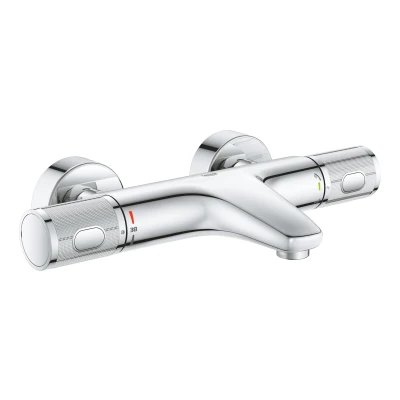 Imagen de GROHE QuickFix Precision Feel, Termostato baño y ducha, tecnología Water Saving botón de control ecológico, instalación con QuickSpanner incluída, cromado, 34788000