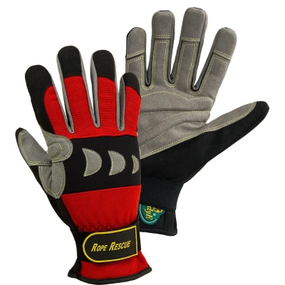 Imagen de FerdyF. 1977 HS Guantes de protección Rojo, negro Cuero imitación, PU (poliuretano), Polyamid 6