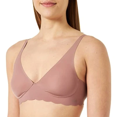 Imagen de sloggi Women&#039;s Zero Microfibre 2.0 H Soft Bra Molded, Cacao, L