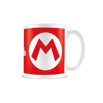 Imagen de Super Mario Taza Initial (Talla Única) (Rojo, Blanco)