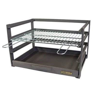 Imagen de Imex El Zorro 71472.0, Cajón Barbacoa con Parrilla Cincada, 57 x 41 35 cm, Negro