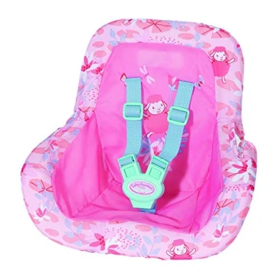 Imagen de Baby Annabell Active Asiento de Coche para Niñas Pequeñas 3 Años en Adelante Fácil Manos ¡Llévala a Cualquier Lugar! con Correa Integrada