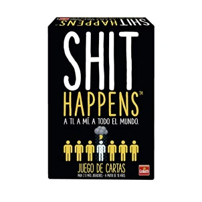 Imagen de Shit Happens el juego más atrevido Juegos cartas con desgracias que pueden pasar A todo mundo Regalos originales de mesa Fiestas partir 18 años