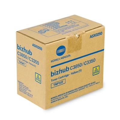 Imagen de Konica Minolta TNP 50Y (A0X5254) toner amarillo (original)