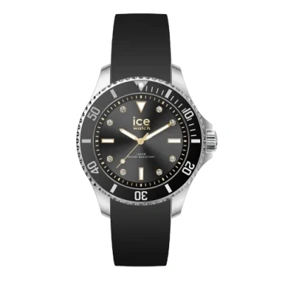 Imagen de ICE Watch steel Black gold Reloj plateado para Mujer con Correa de silicona 020367 (Small)