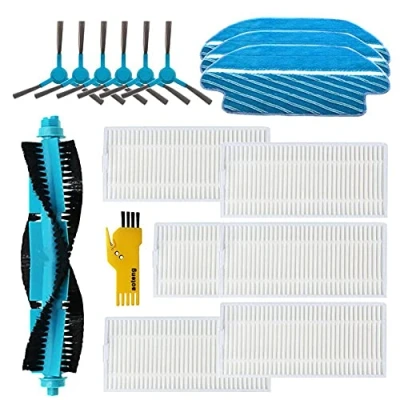 Imagen de Accesorios de repuesto para Cecotec Conga 2090 Robot Aspirador cepillo principal y filtro lateral paño fregona