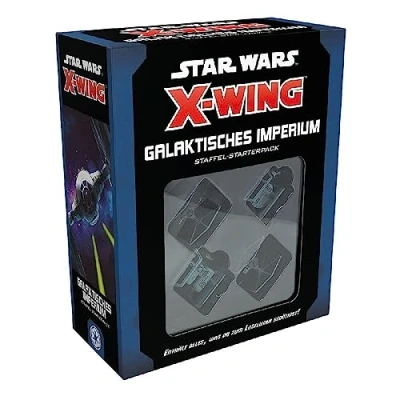 Imagen de Atomic Mass Games, Star Wars: X Wing 2ª Edición Imperio Galáctico Starter Pack de Mesa para 2 Jugadores, a Partir 14 años, 30 45 Minutos, alemán