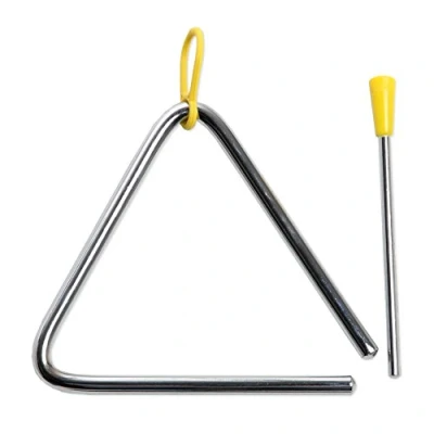 Imagen de CASCHA HH 2004 Triangulo con martillos empuñadura de goma, para percusión y educación musical temprana