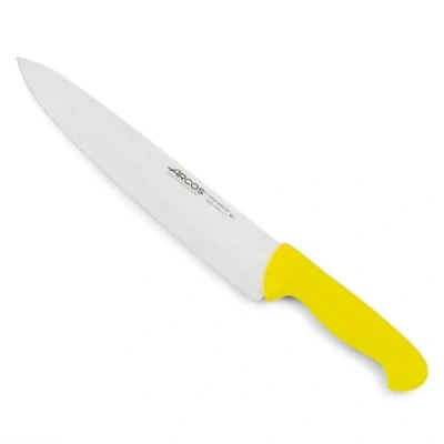 Imagen de Cuchillo De Cocinero Arcos Colour Prof 292300 Acero Inoxidable Y Mango Ergonómico Amarillo