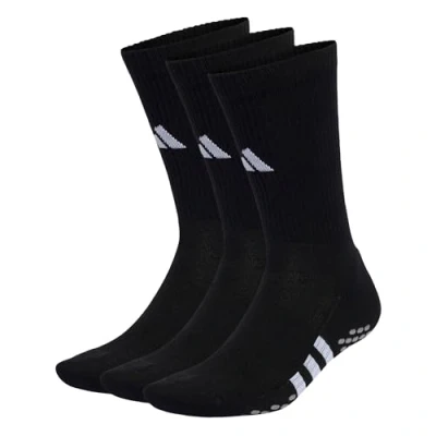 Imagen de adidas Performance Cushioned CREW GRIP 3PAIRS PACK Calcetines de deporte Black white, Talla: 37 39, white