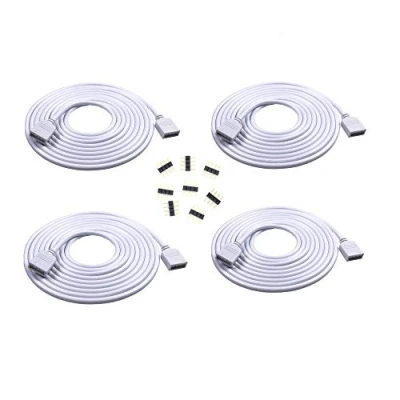 Imagen de RUNCCI YUN 8M Cable alargador LED 4 pin,cable para RGB Tira LED,para SMD 5050 3528 2835 tiras de luces Strip